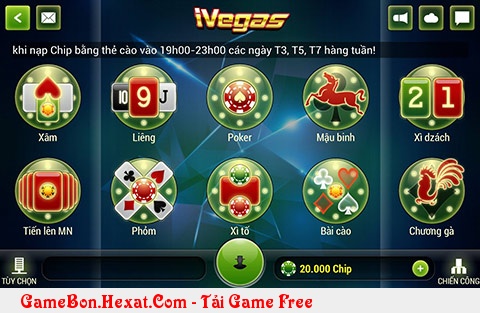 Tải Game Đánh Bài iVegas Thần Bài Cho Iphone IOS