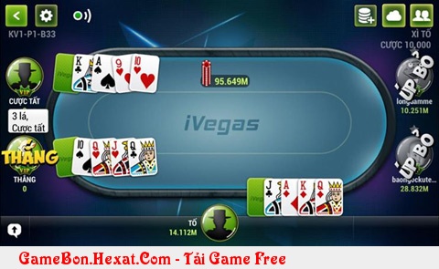 Tải Game Đánh Bài iVegas Thần Bài Cho Iphone IOS